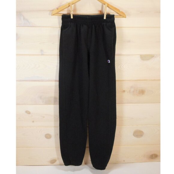 Champion Men's Size S Sweatpants Black Jogger Style P0897-003 Cotton Blend - Picture 1 of 10